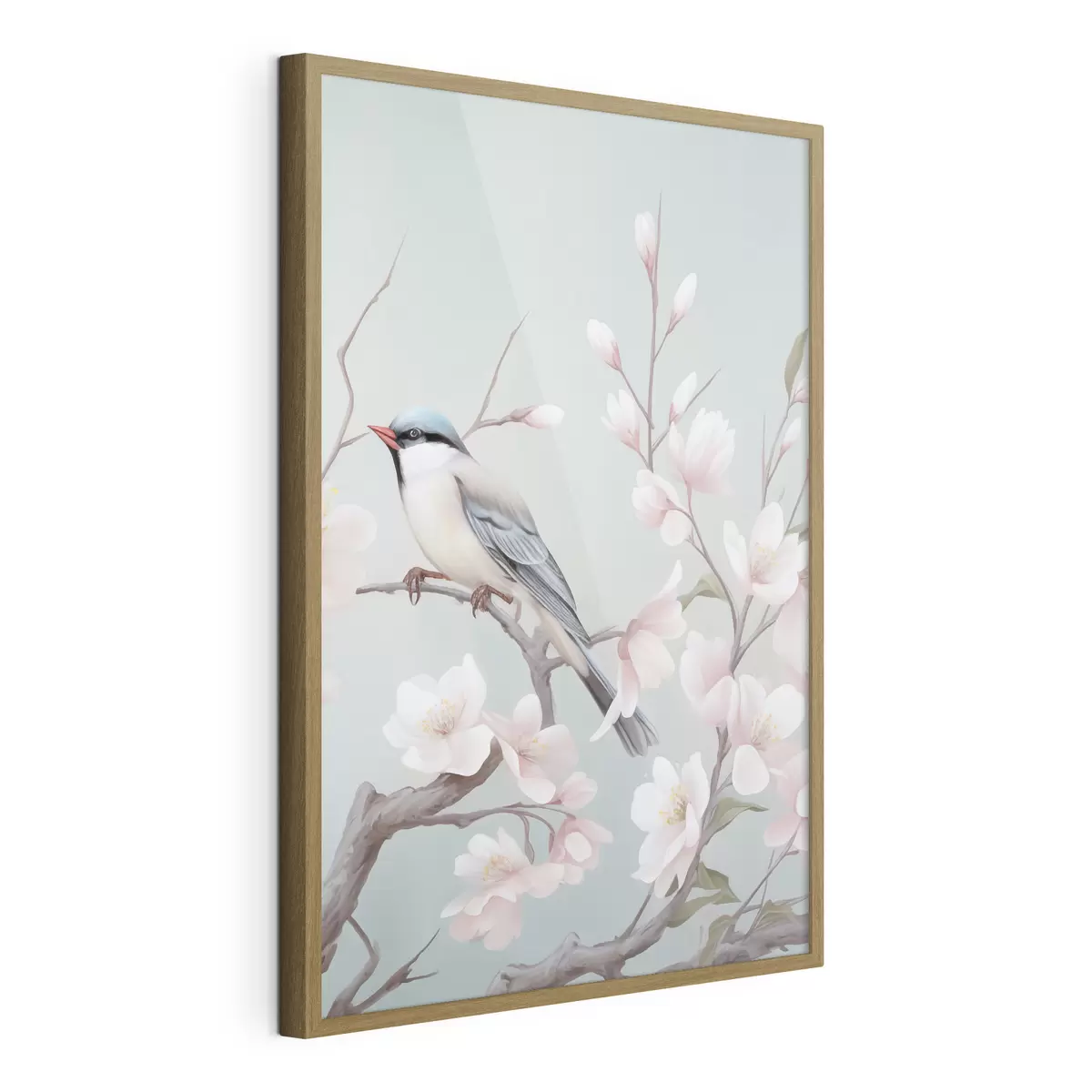 Poster Fleurs de cerisier en pleine floraison, aquarelle f49551