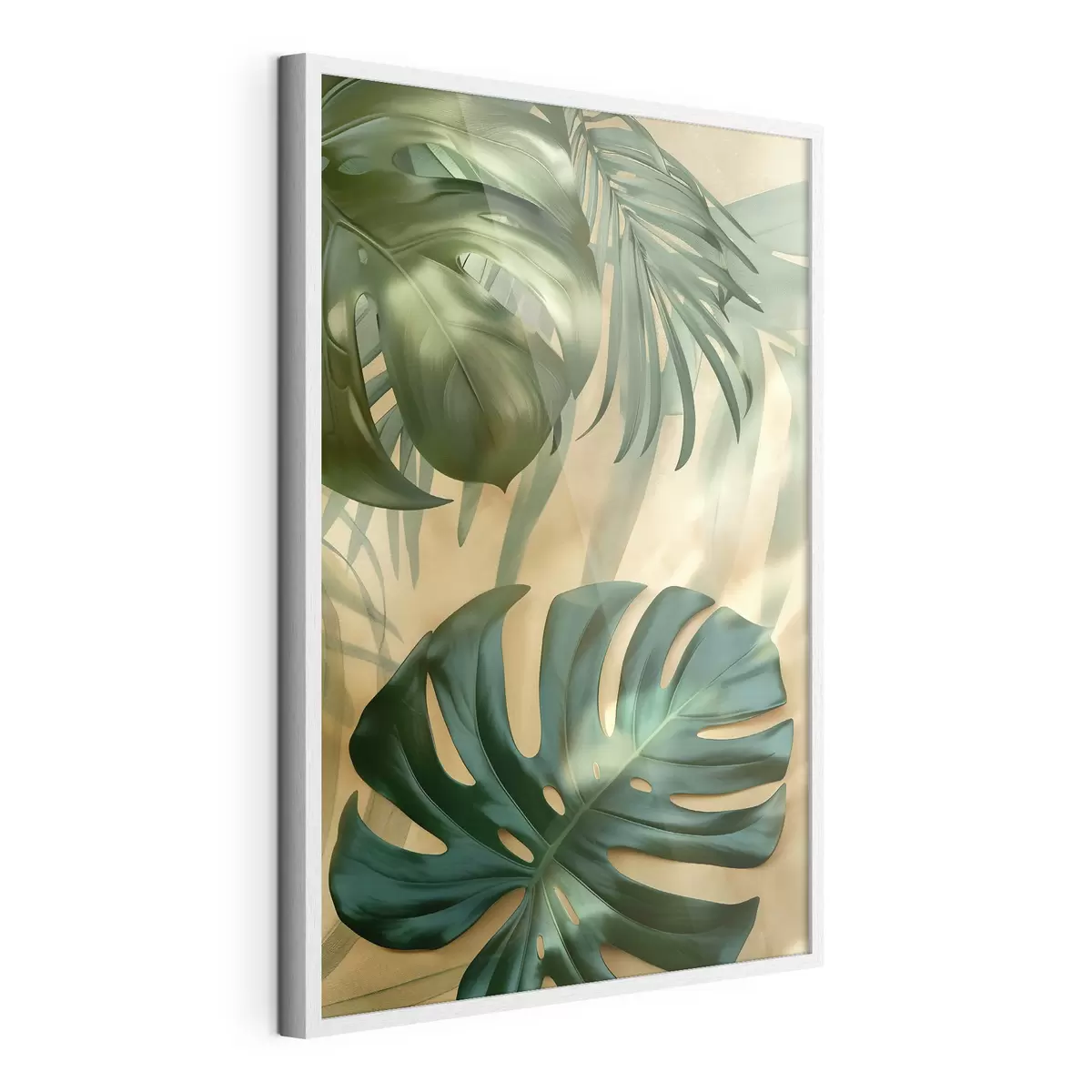 Poster Monstera et feuillages tropicaux f49552