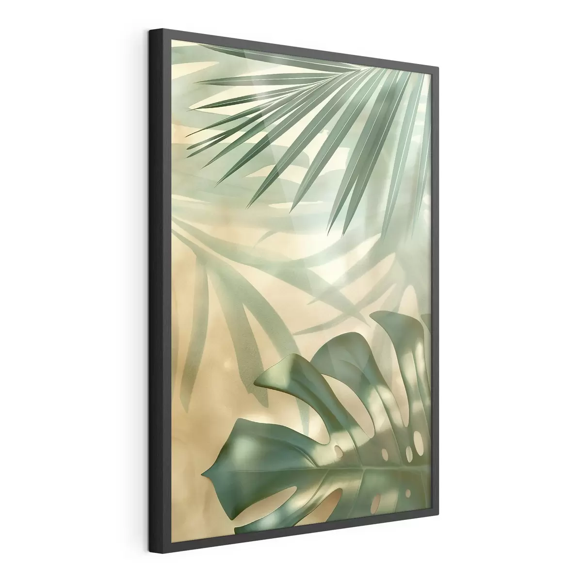 Poster Feuilles de palmier tropical f49553