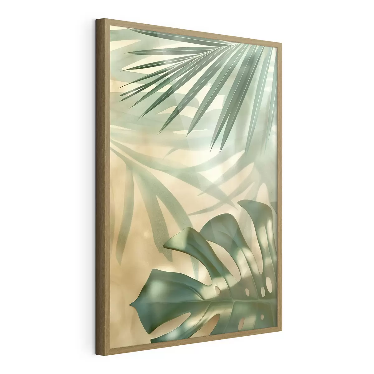 Poster Feuilles de palmier tropical f49553