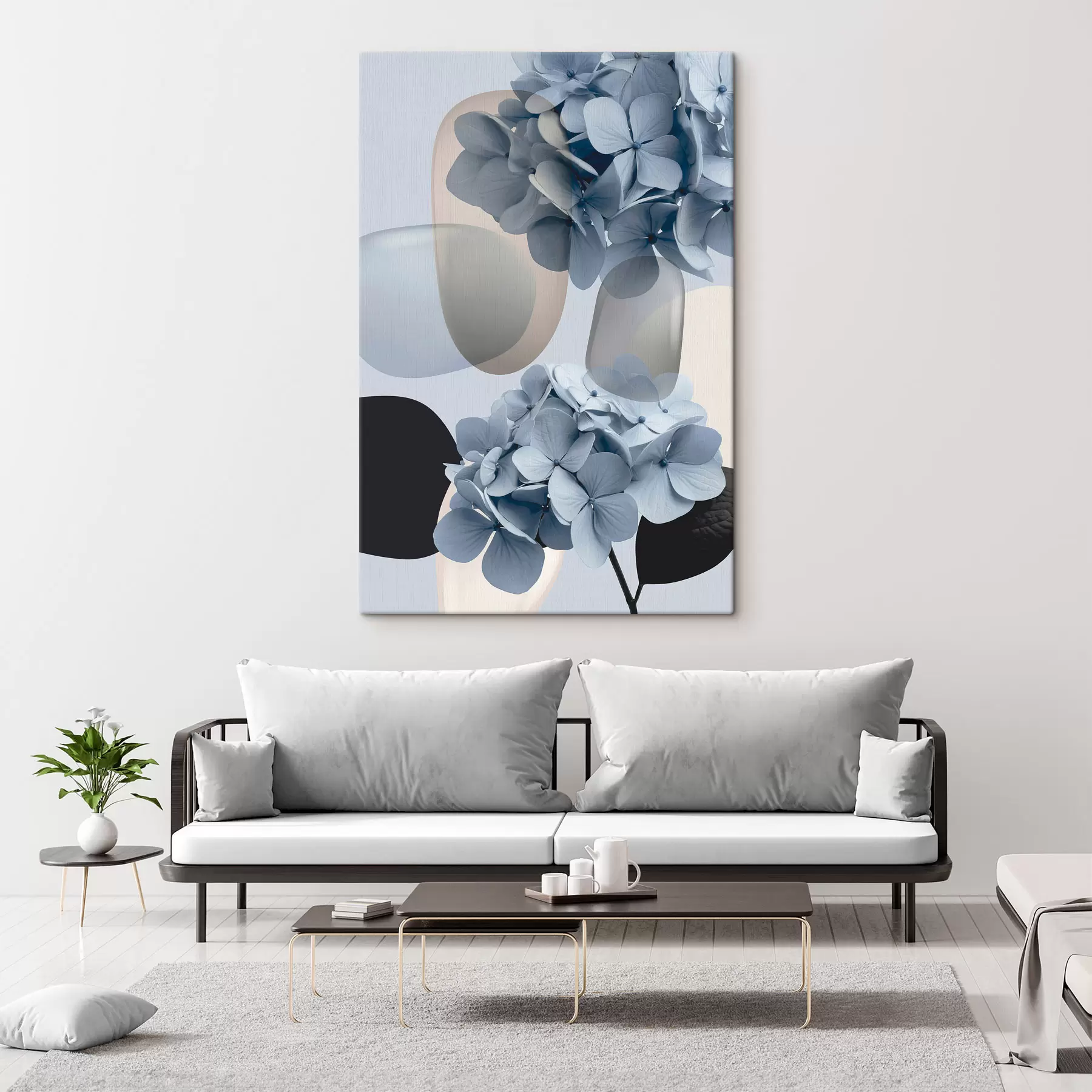 Tableau Composition d'hortensias s49698