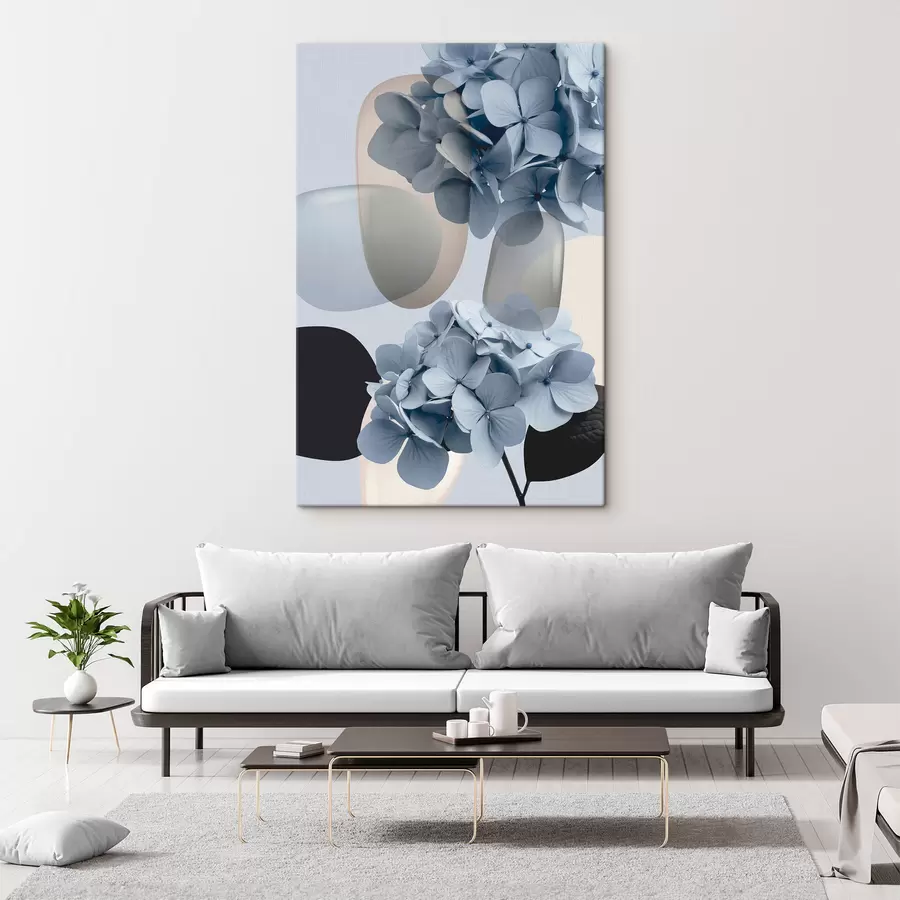 Tableau Composition d'hortensias s49698