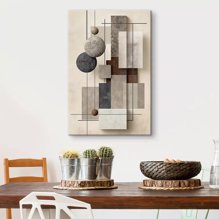 Tableau Géométrie contemporaine s49703