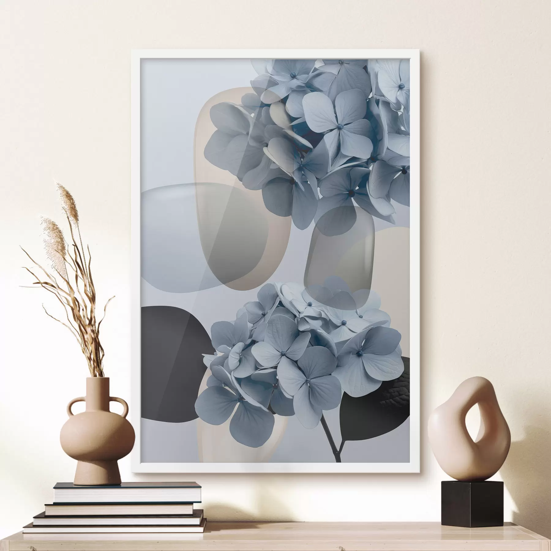 Papier peint Composition d'hortensias f49698