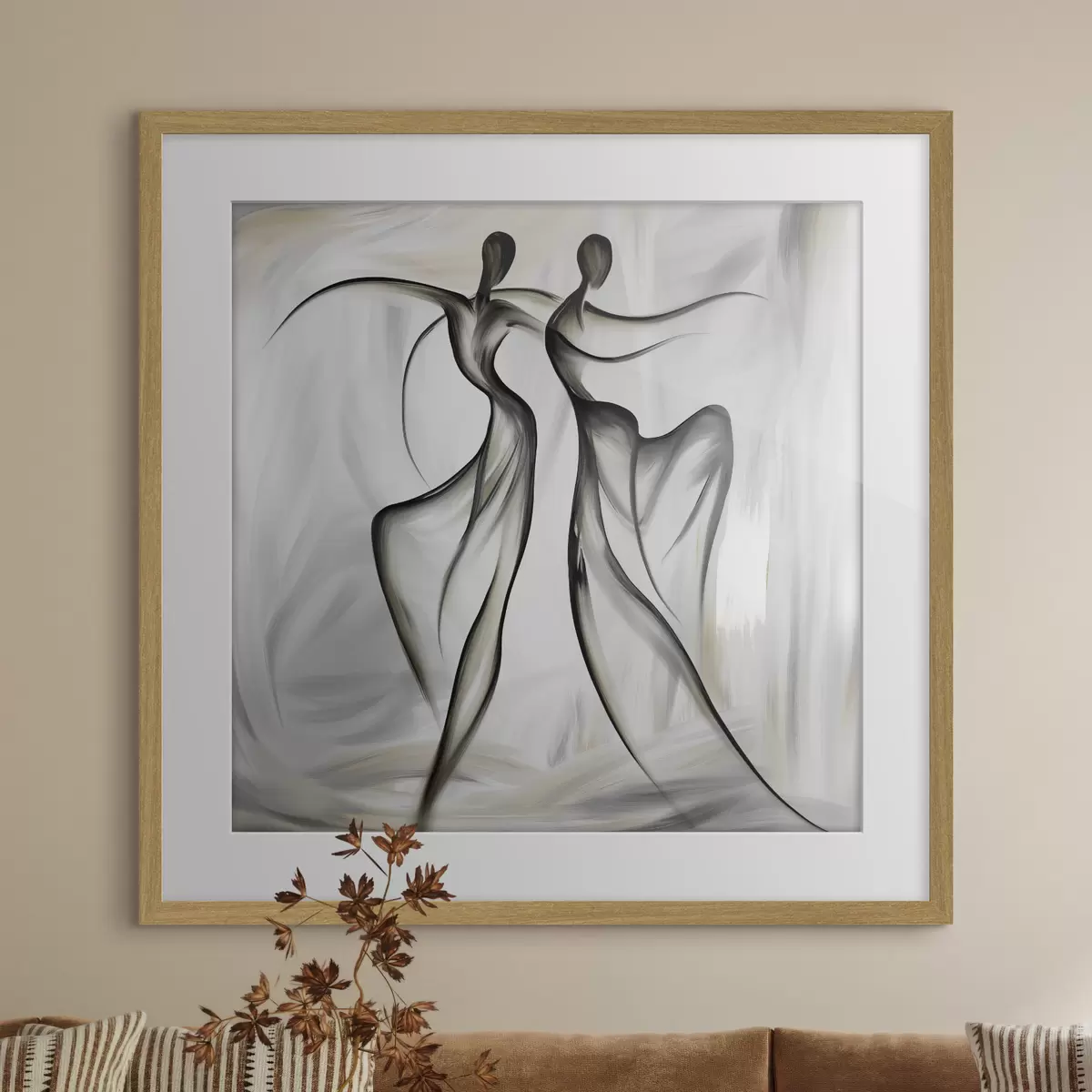 Poster Danseurs en lignes f49700