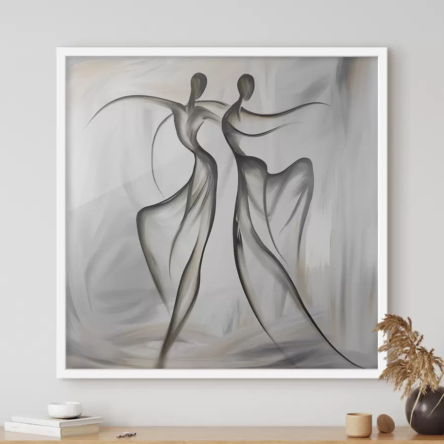 Papier peint Danseurs en lignes f49700