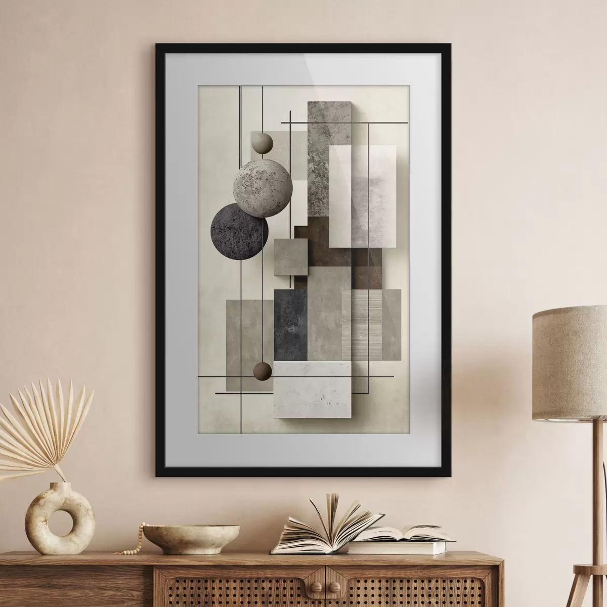 Poster Géométrie contemporaine f49703