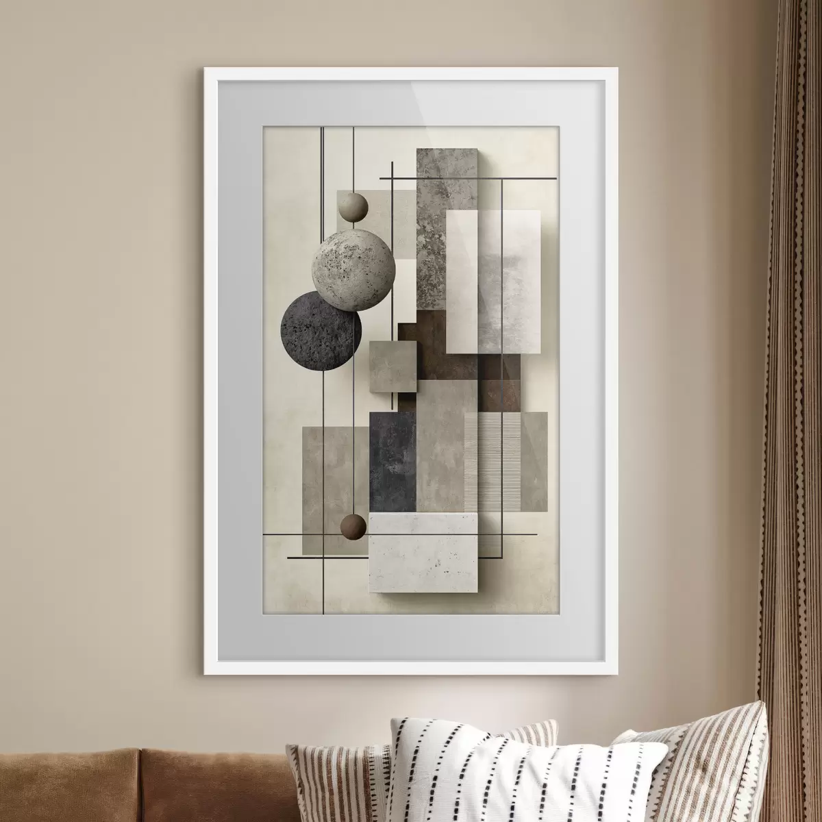 Poster Géométrie contemporaine f49703