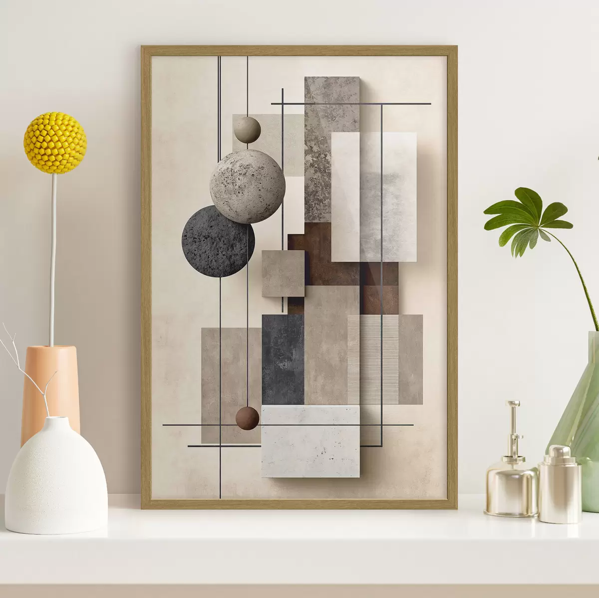 Poster Géométrie contemporaine f49703
