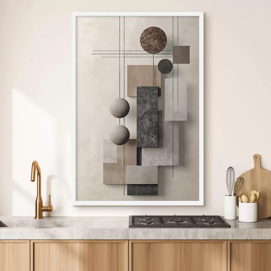 Papier peint Une abstraction géométrique f49704