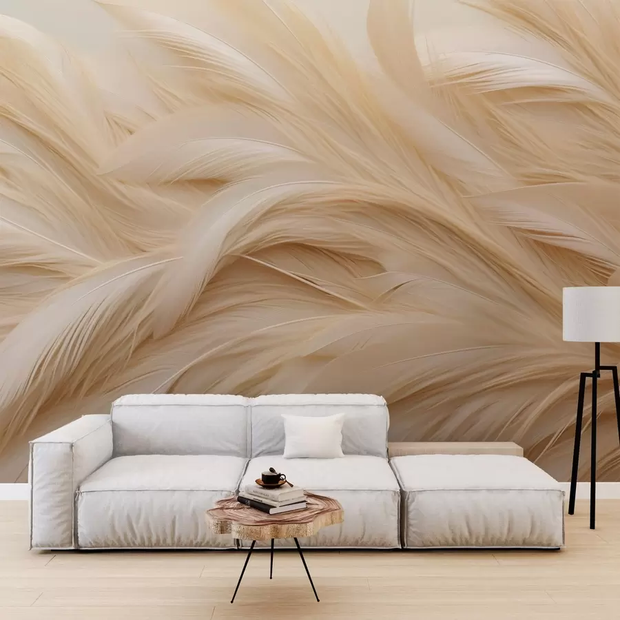 Papier peint Plumes délicates w05718