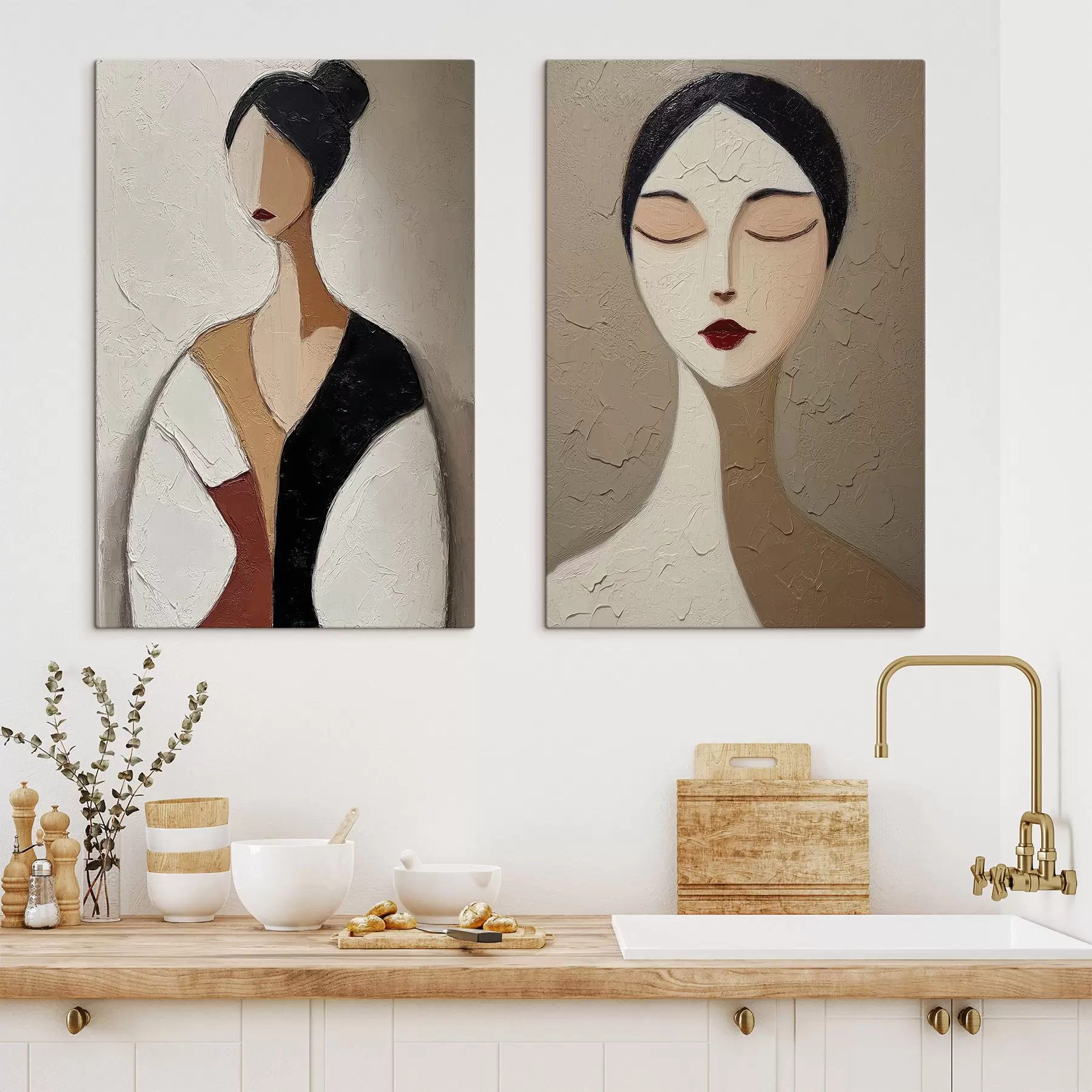 Tableau Portrait stylisé m30708