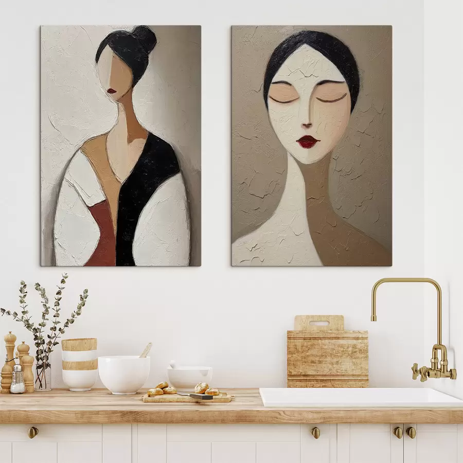 Tableau Portrait stylisé m30708