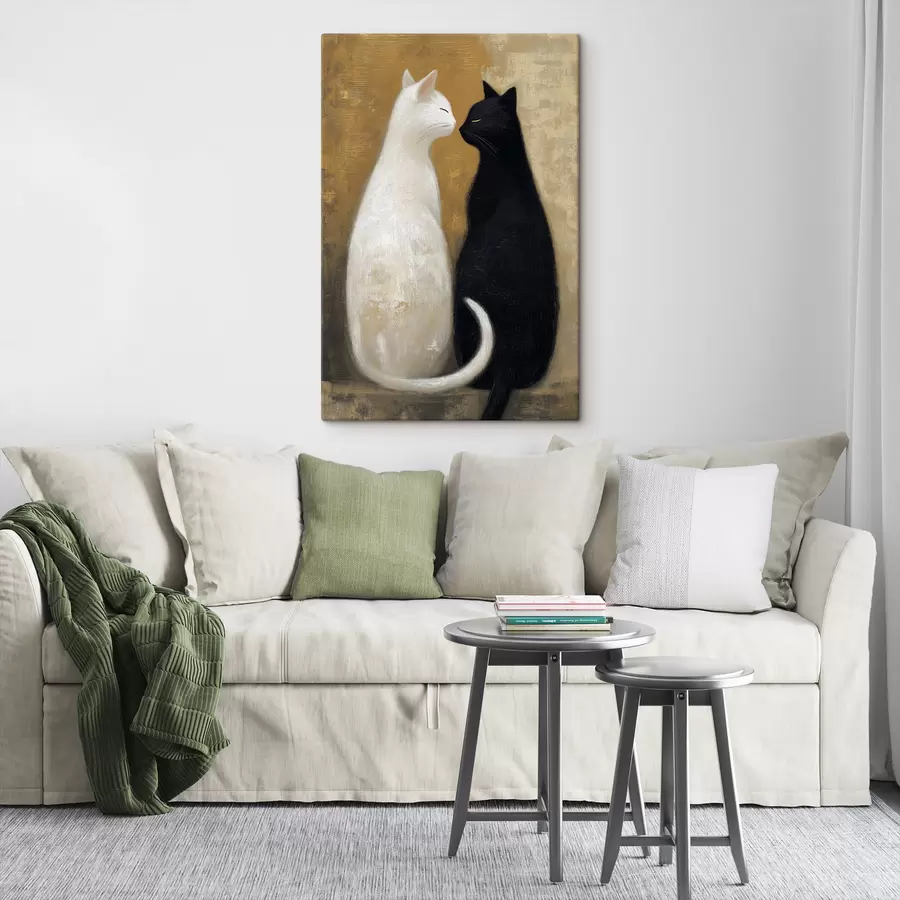 Tableau Deux chats s49836