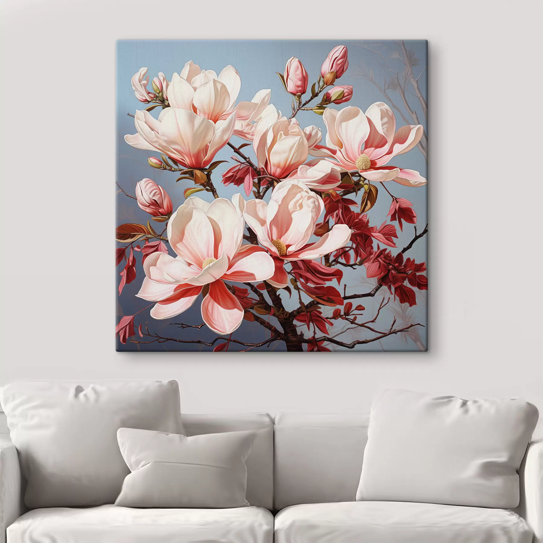 Tableau Les magnolias à l'aube s49850