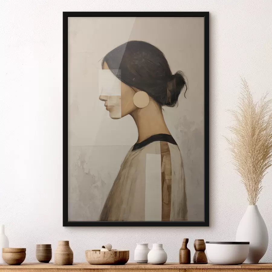 Papier peint Profil d'une femme f49828