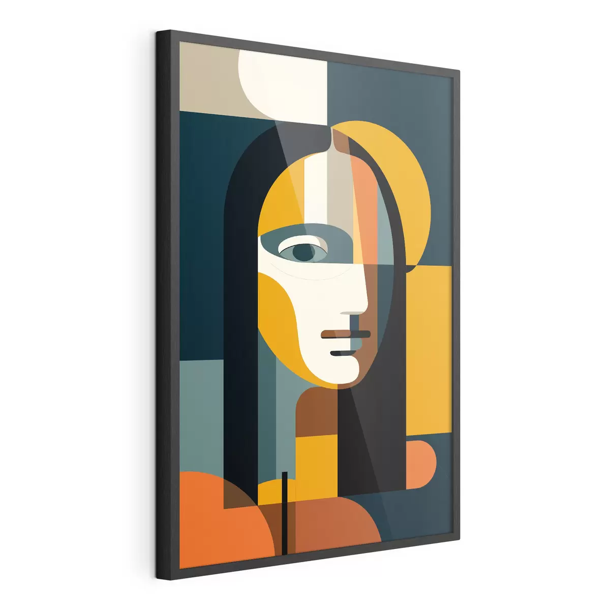 Poster Portrait géométrique f49835