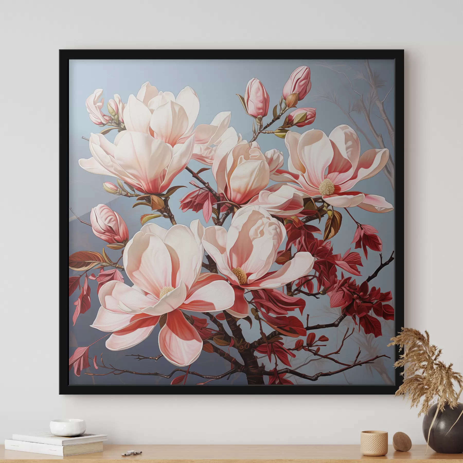 Papier peint Les magnolias à l'aube f49850