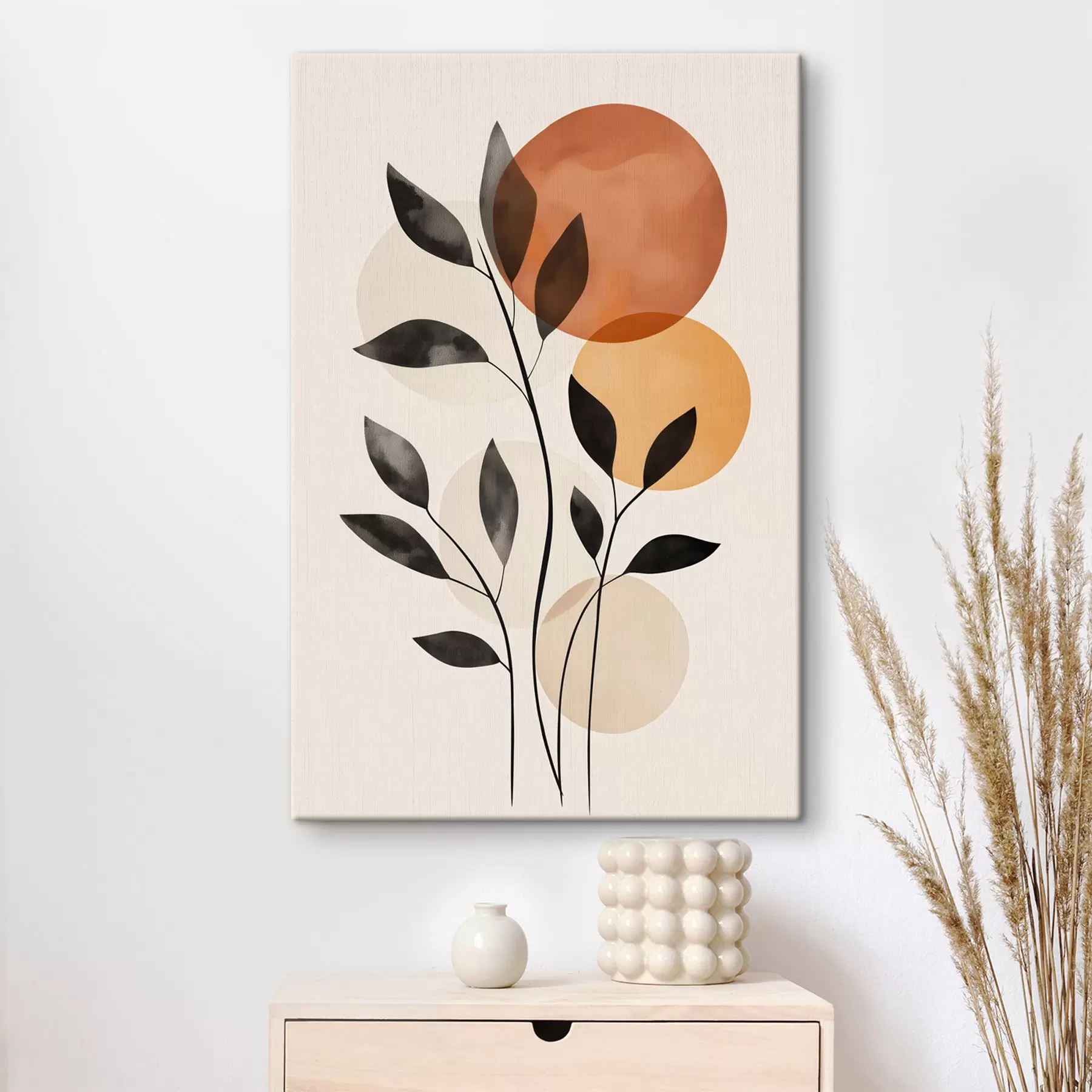 Tableau Feuilles abstraites s49806
