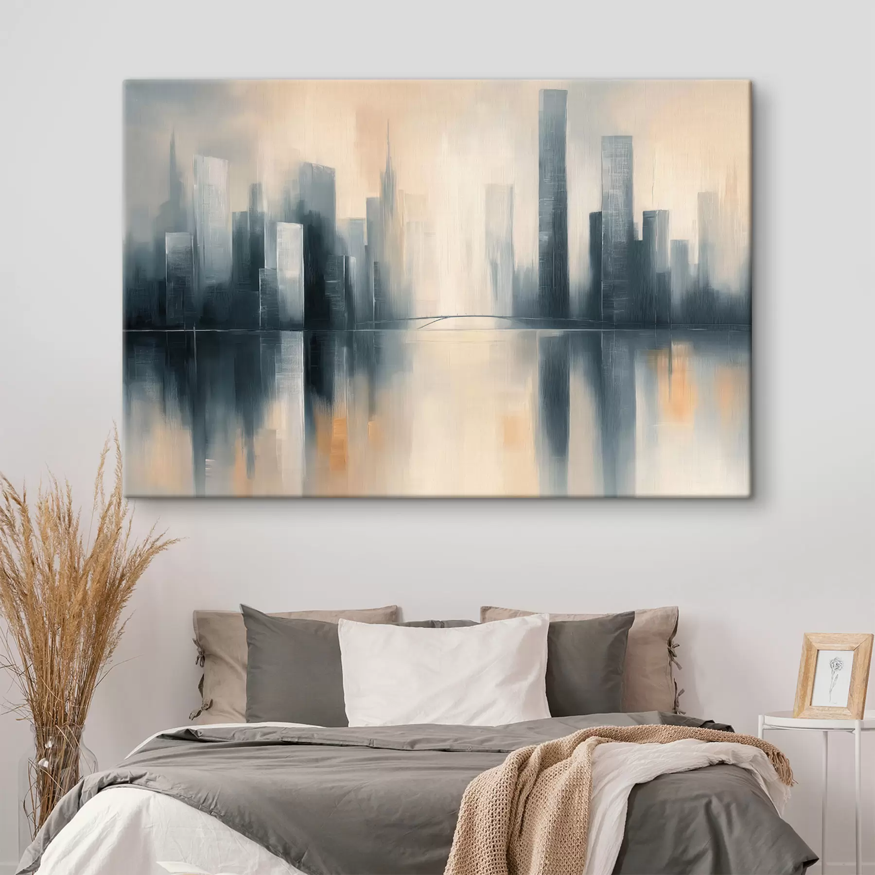 Tableau Silhouette de la ville s49821