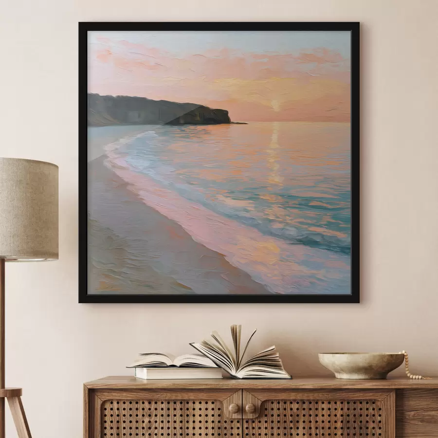 Papier peint Coucher de soleil sur la mer f49798