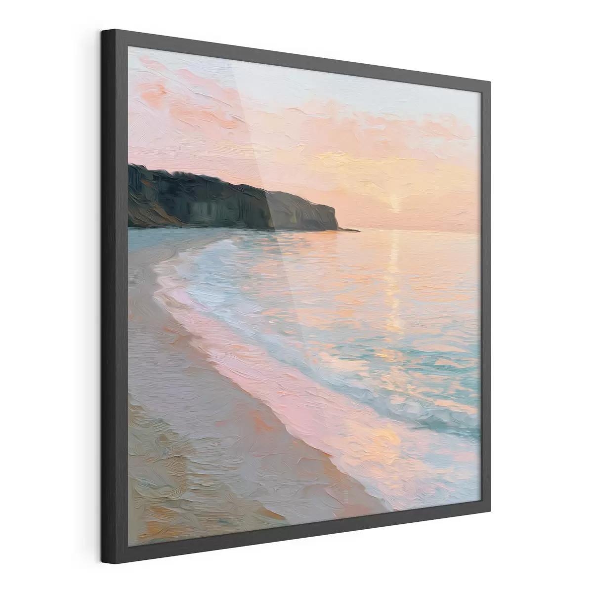 Poster Coucher de soleil sur la mer f49798