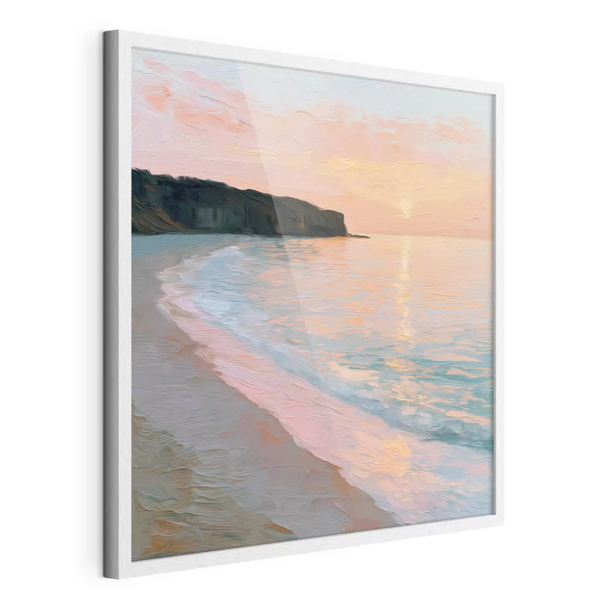 Poster Coucher de soleil sur la mer f49798