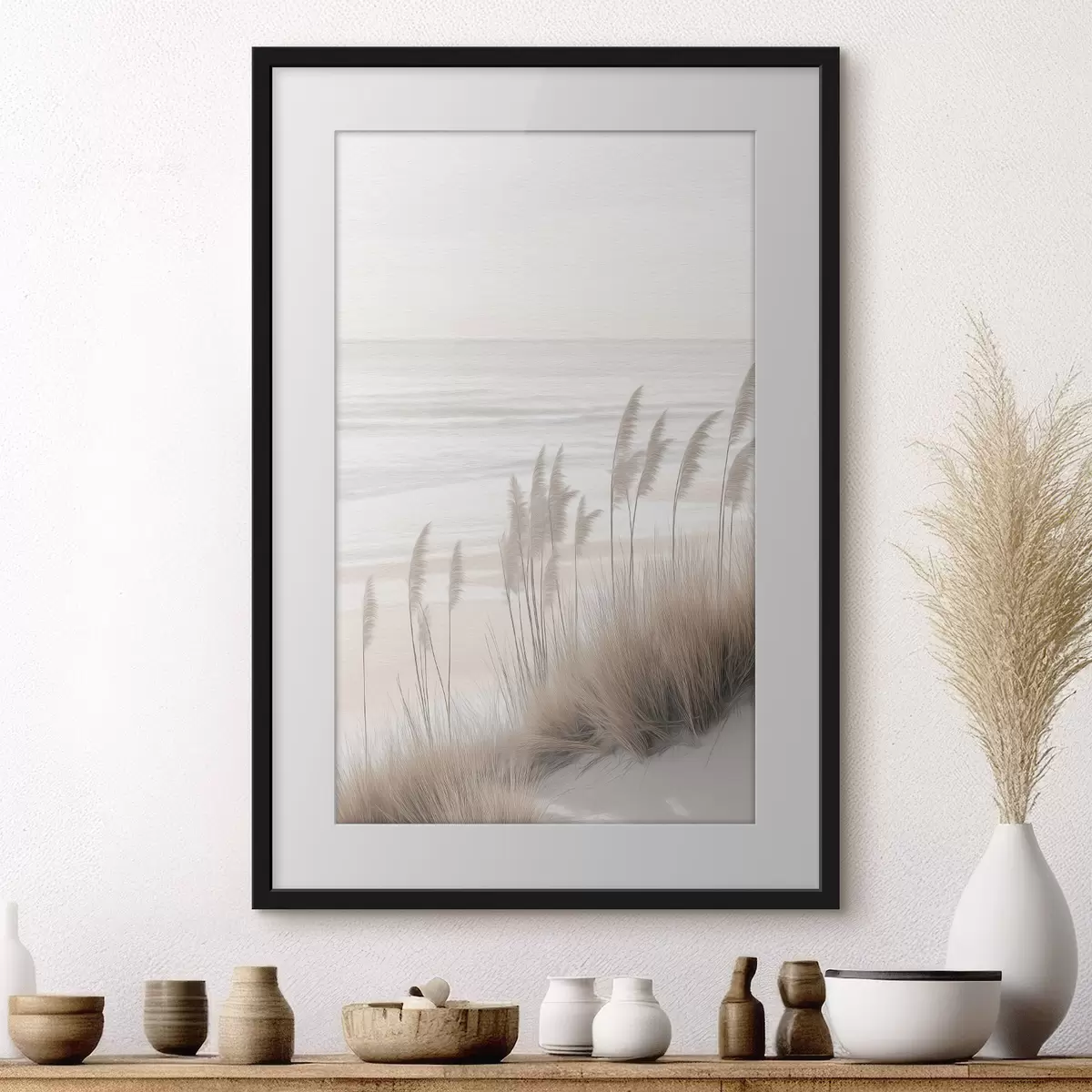 Poster Herbes de plage f49799