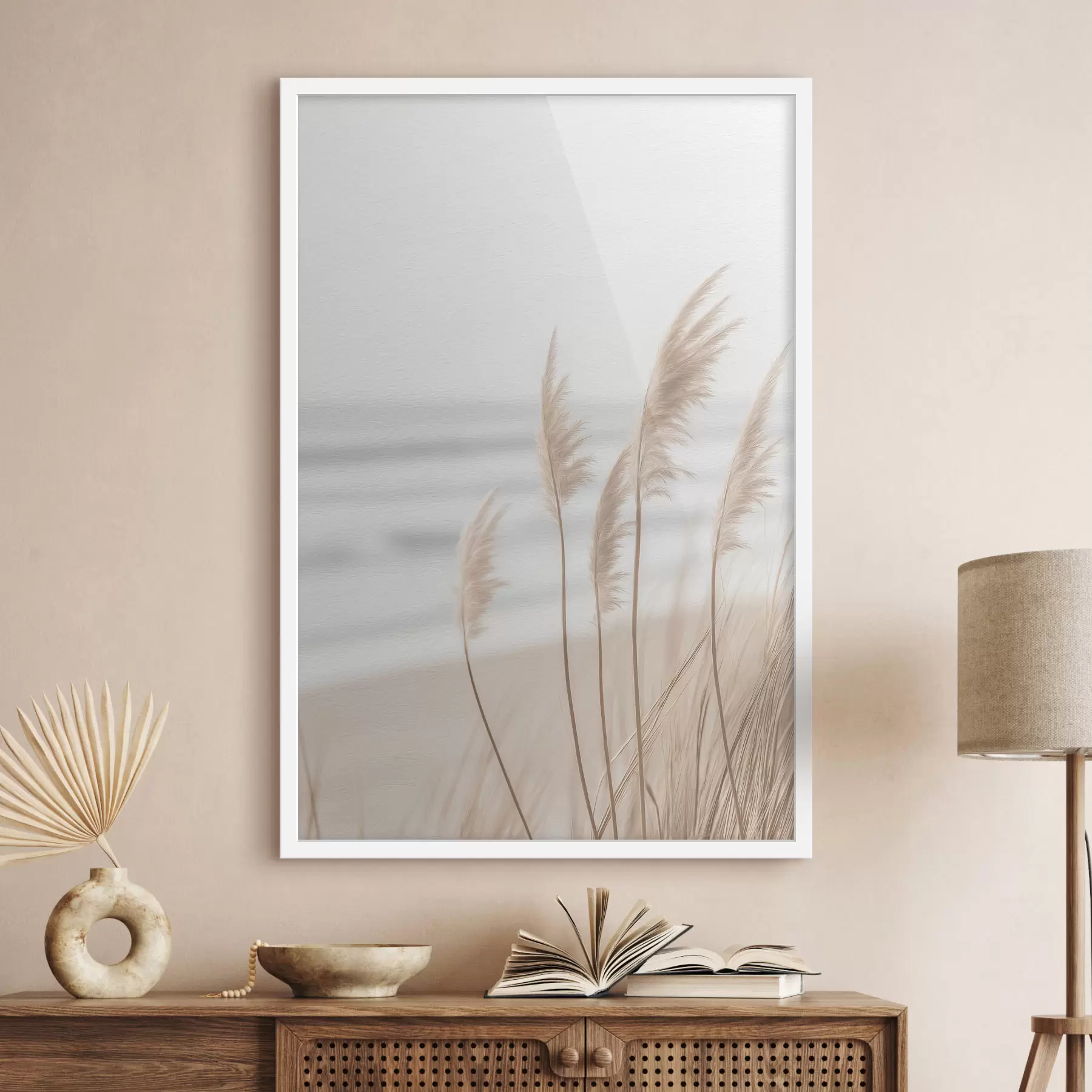 Papier peint Des roseaux au bord de la mer f49800