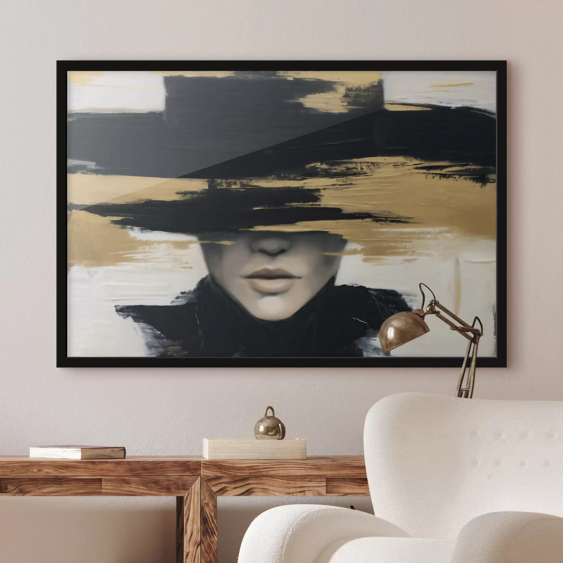 Papier peint Silhouette abstraite f49803