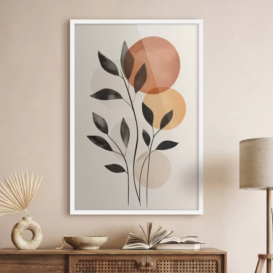 Papier peint Feuilles abstraites f49806