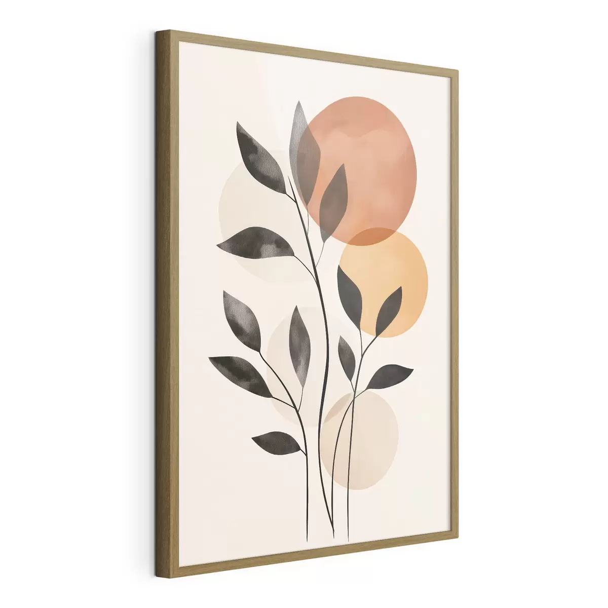 Poster Feuilles abstraites f49806