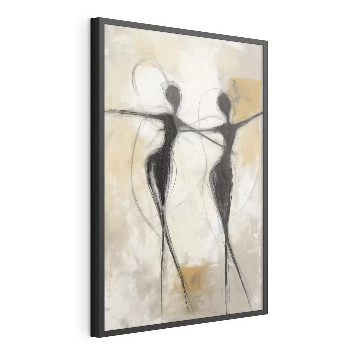 Poster Deux danseuses, un seul trait f49809