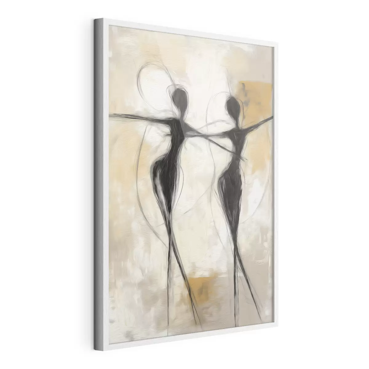 Poster Deux danseuses, un seul trait f49809