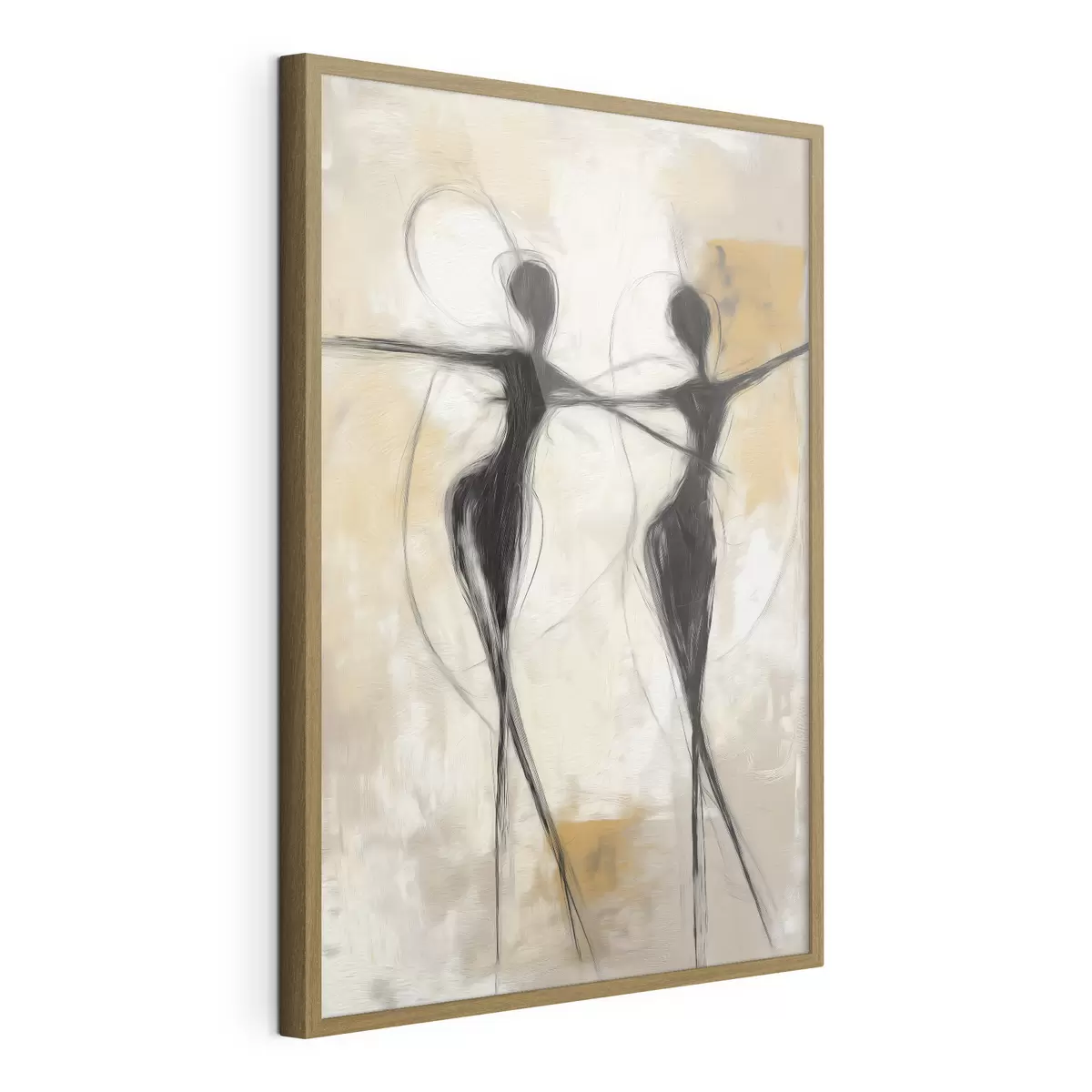 Poster Deux danseuses, un seul trait f49809