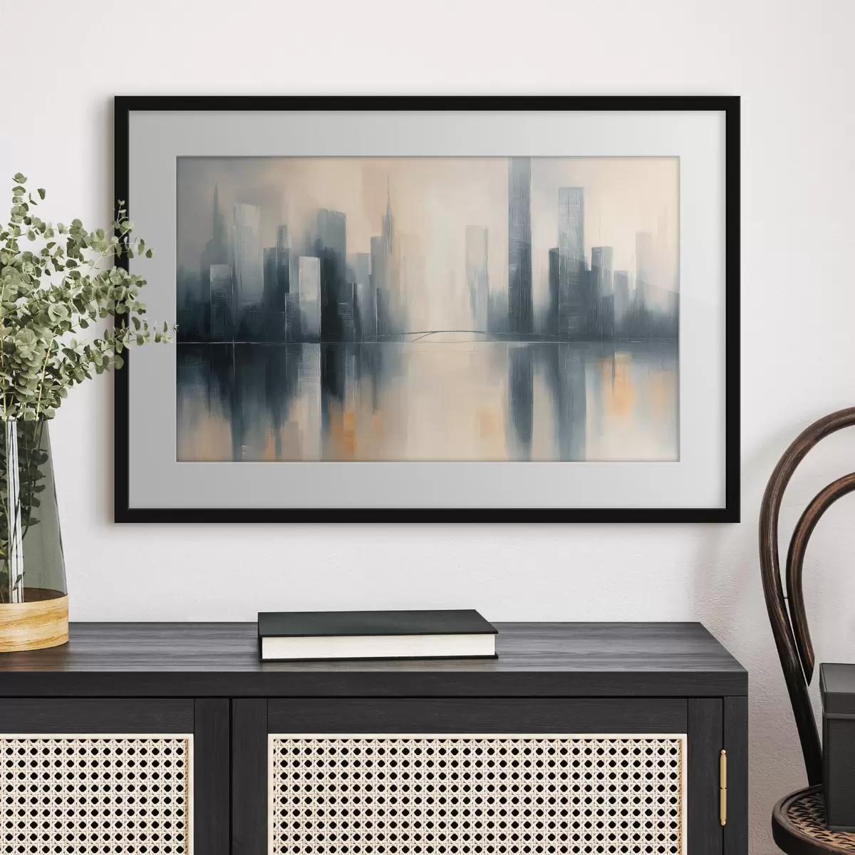 Poster Silhouette de la ville f49821