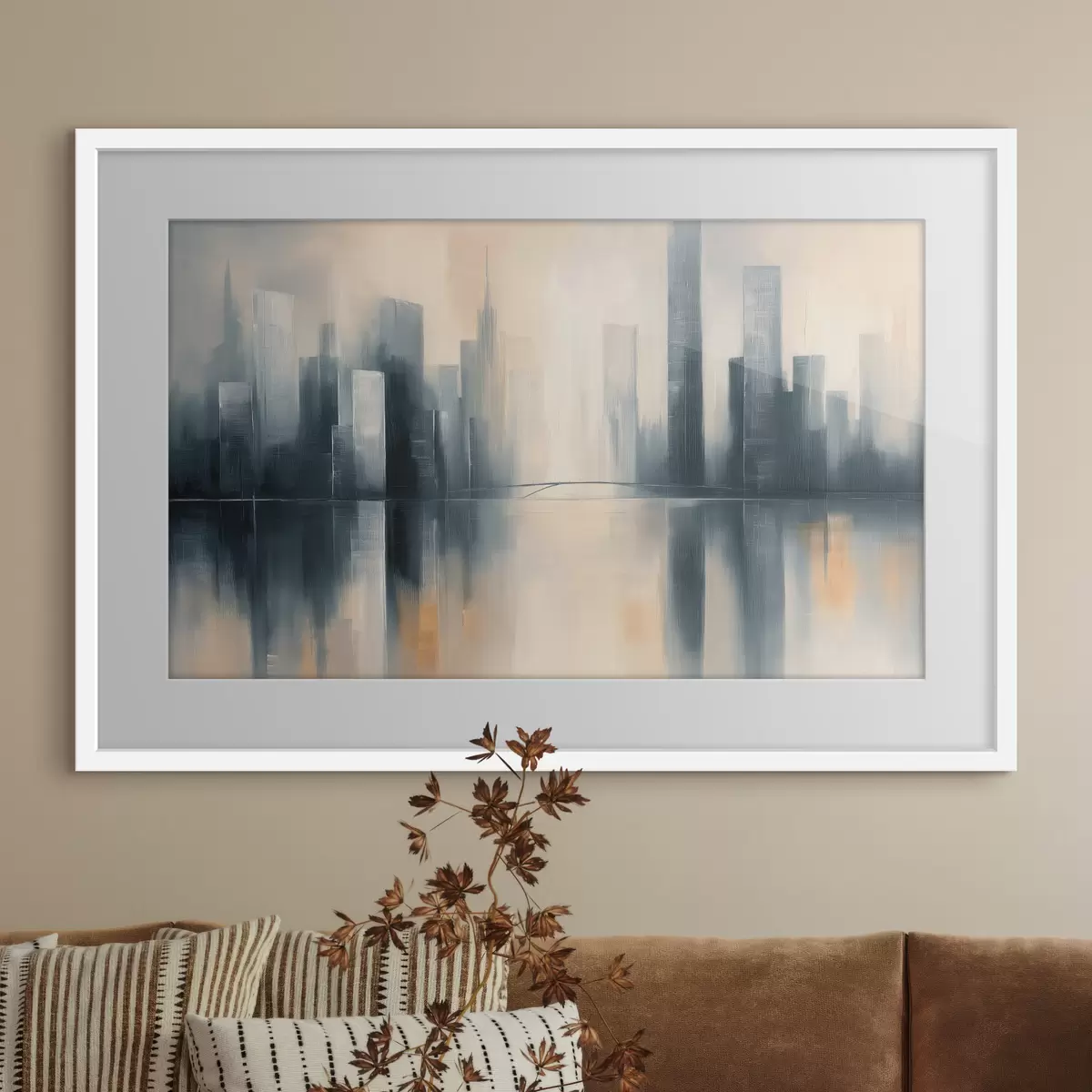 Poster Silhouette de la ville f49821
