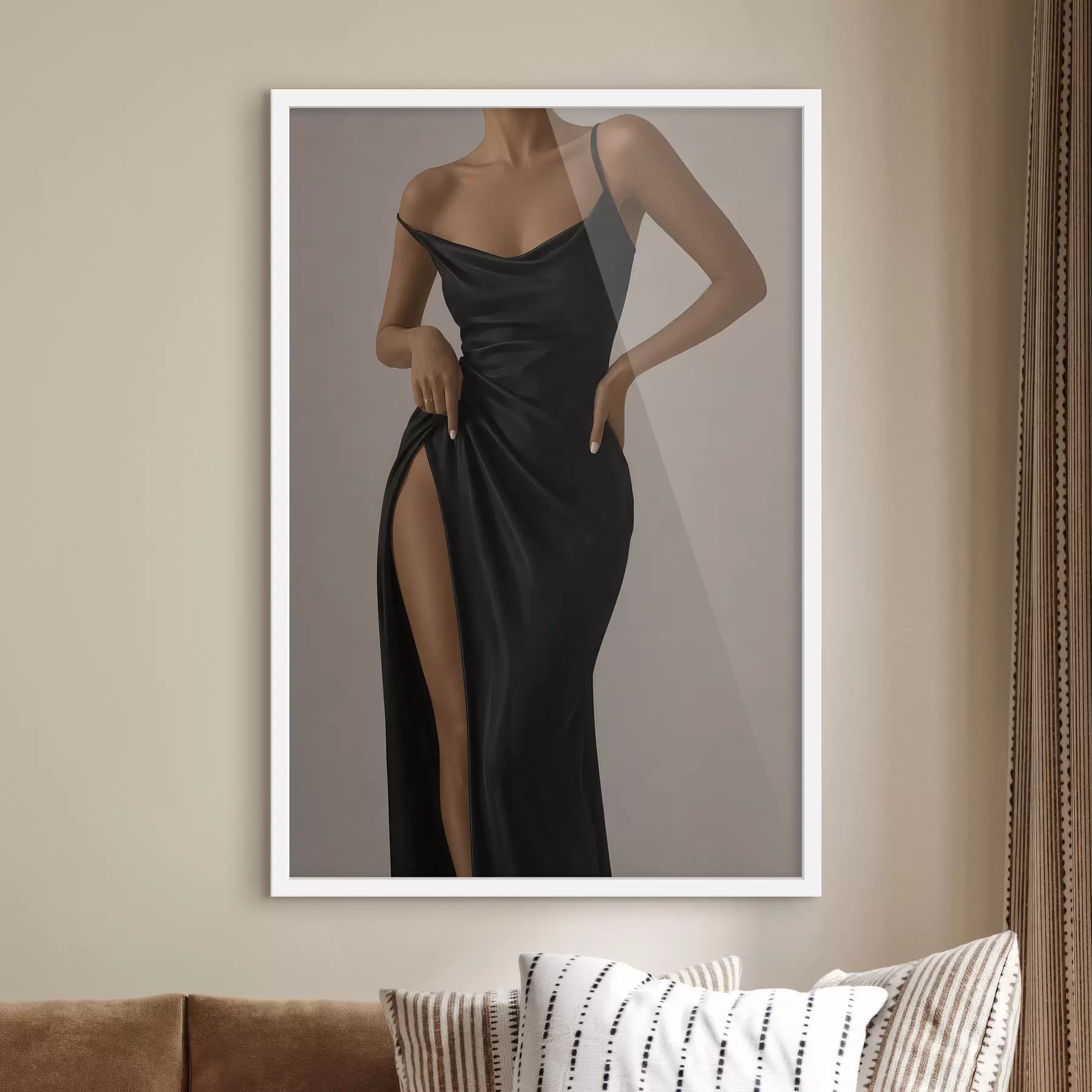 Papier peint Robe noire f49822