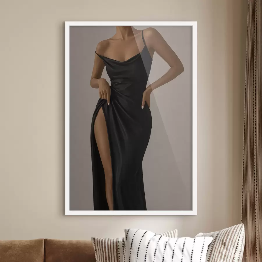Papier peint Robe noire f49822