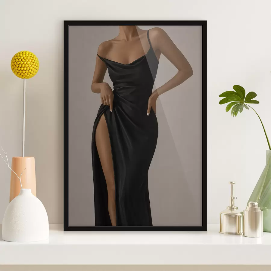 Papier peint Robe noire f49822