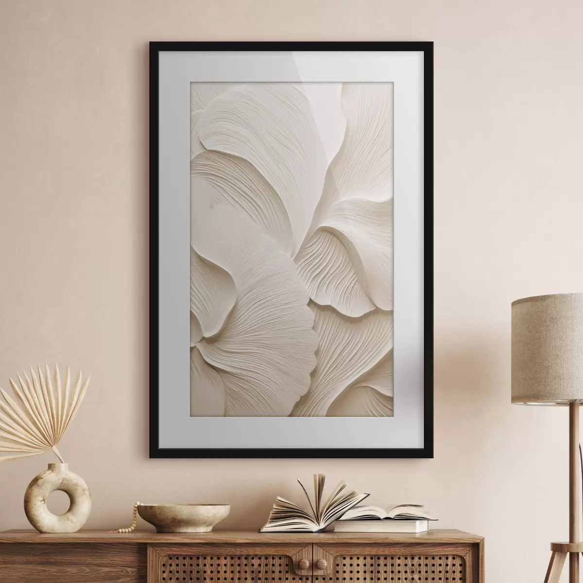 Poster Feuilles et douceur f49770
