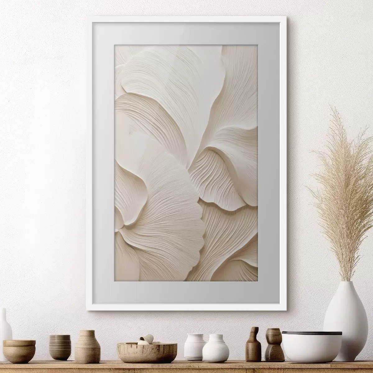 Poster Feuilles et douceur f49770