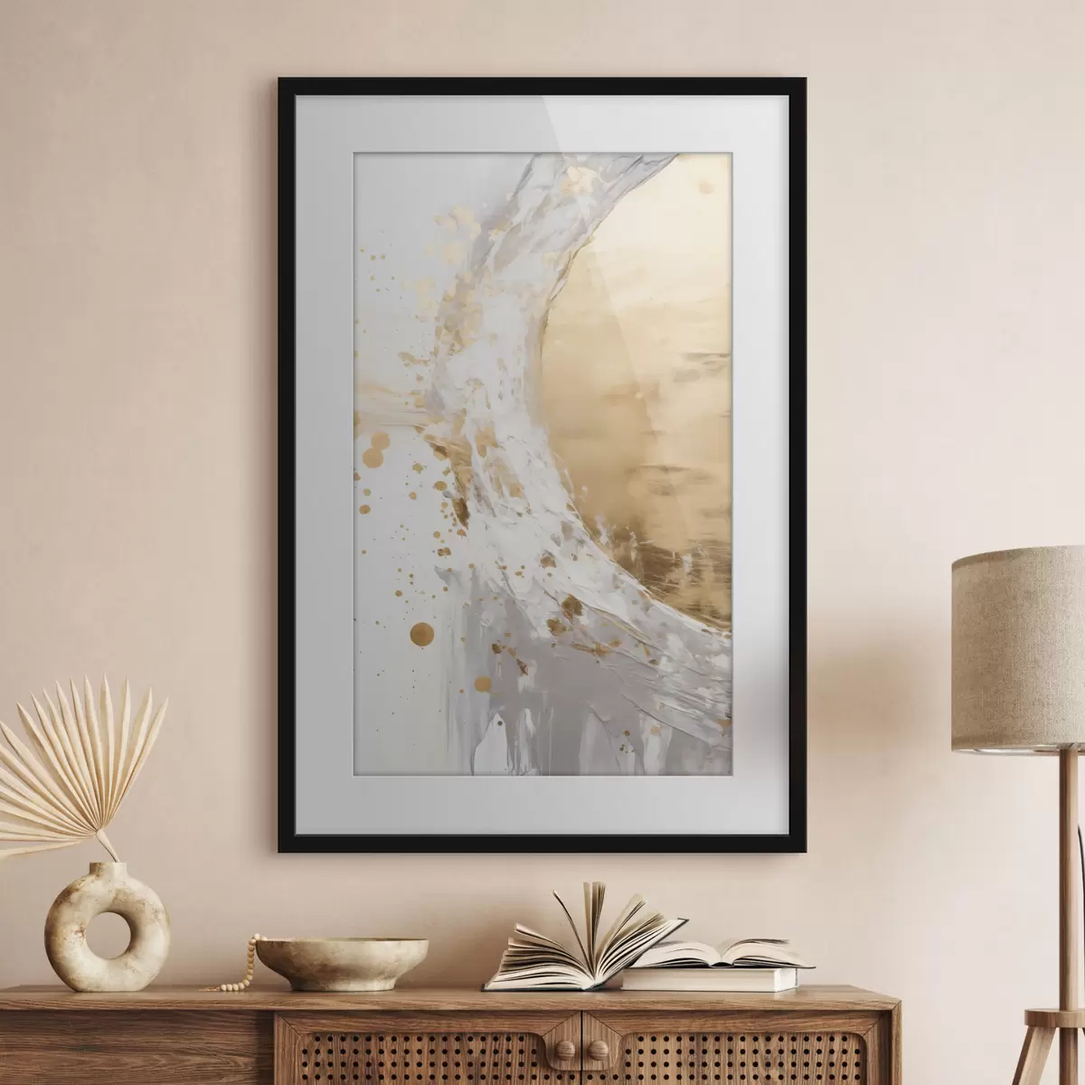 Poster Courbes et lueur f49790