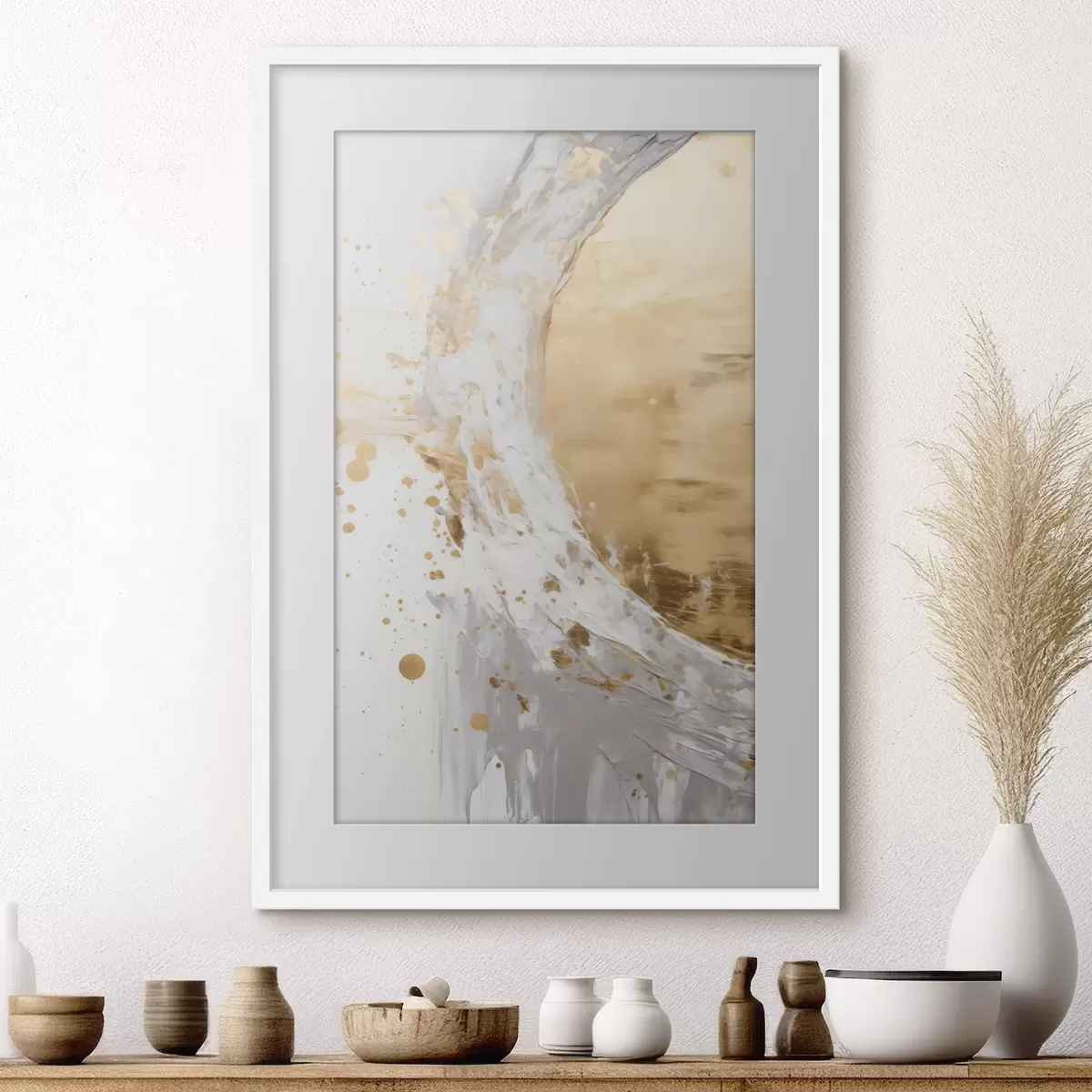 Poster Courbes et lueur f49790