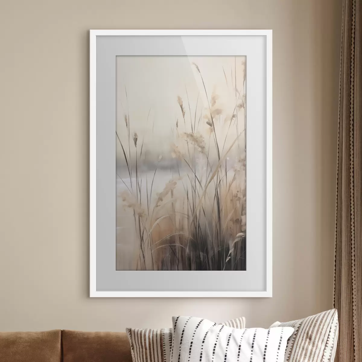 Poster Herbes et mouvement f49795