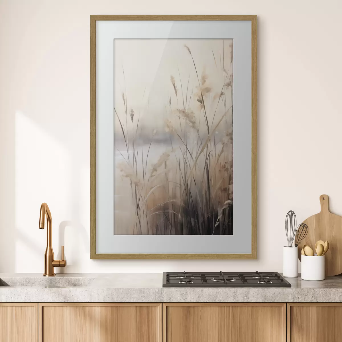 Poster Herbes et mouvement f49795