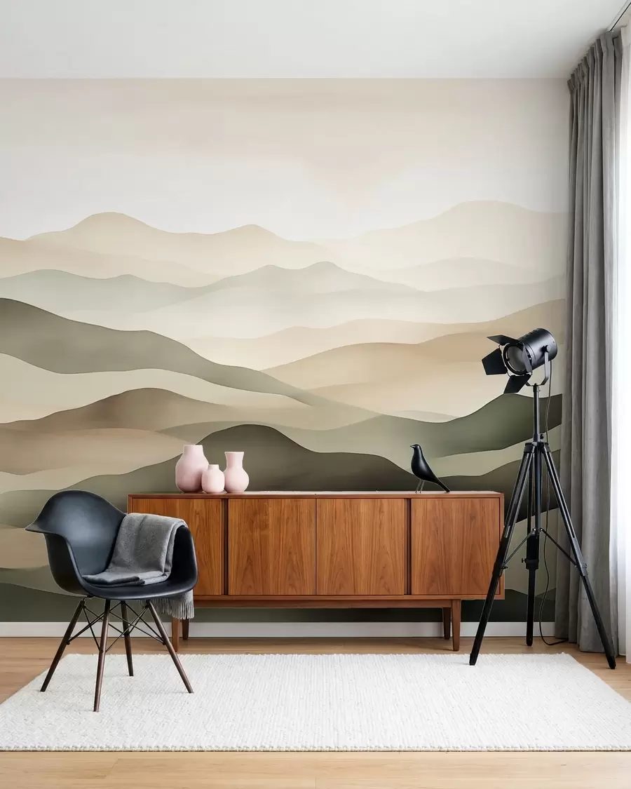 Papier peint Horizons brumeux w09971