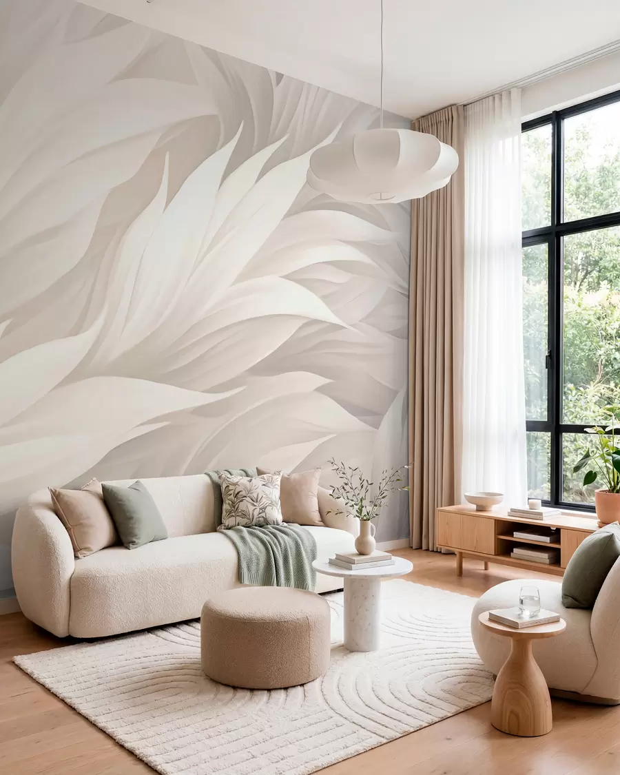 Papier peint Plumes w05773