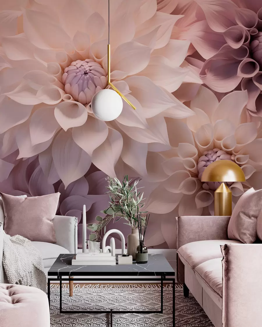 Papier peint Fleurs classiques w05774