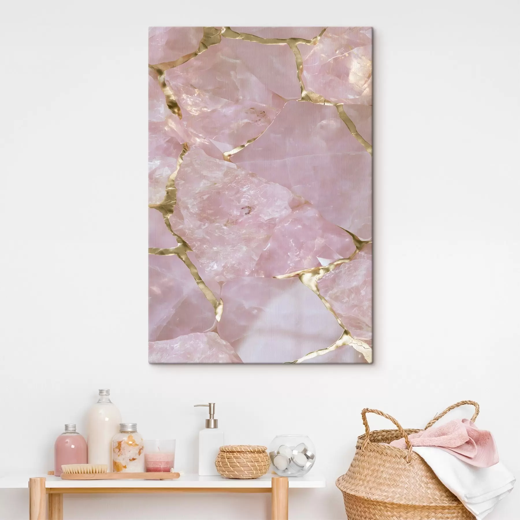 Tableau La texture du quartz rose s49873